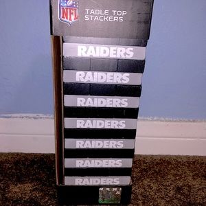 NFL RAIDERS TABLE TOP STACKERS